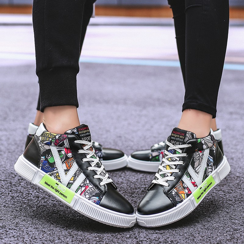 colorful canvas shoes