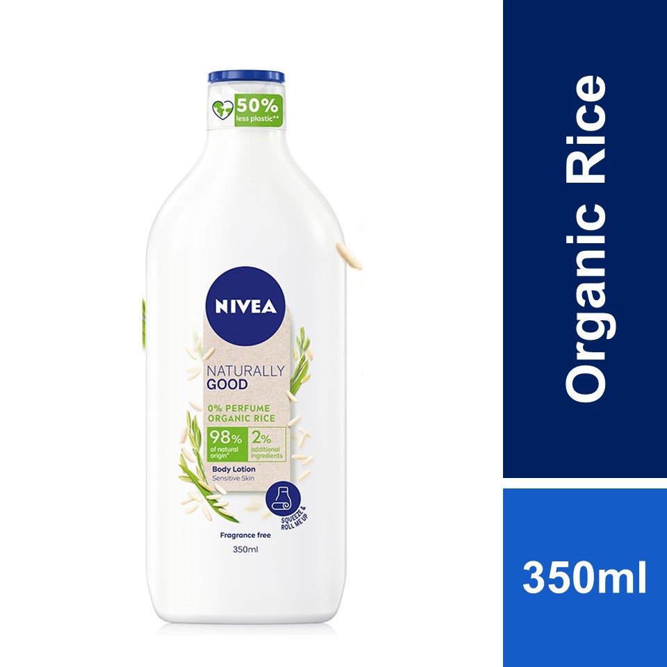 Nivea Naturally Good Rice Milk Lotion 350ml Body Moisturizer Hand