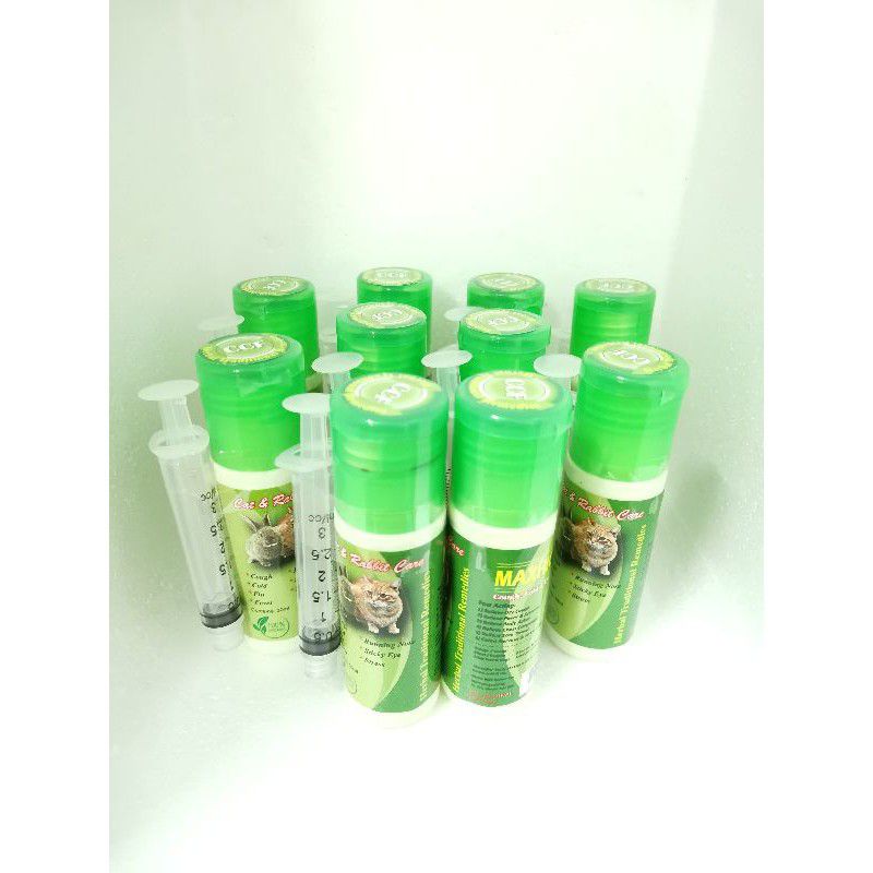 Buy Ready Stock UBAT DEMAM , SELSEMA , BATUK untuk kucing - 30ML 