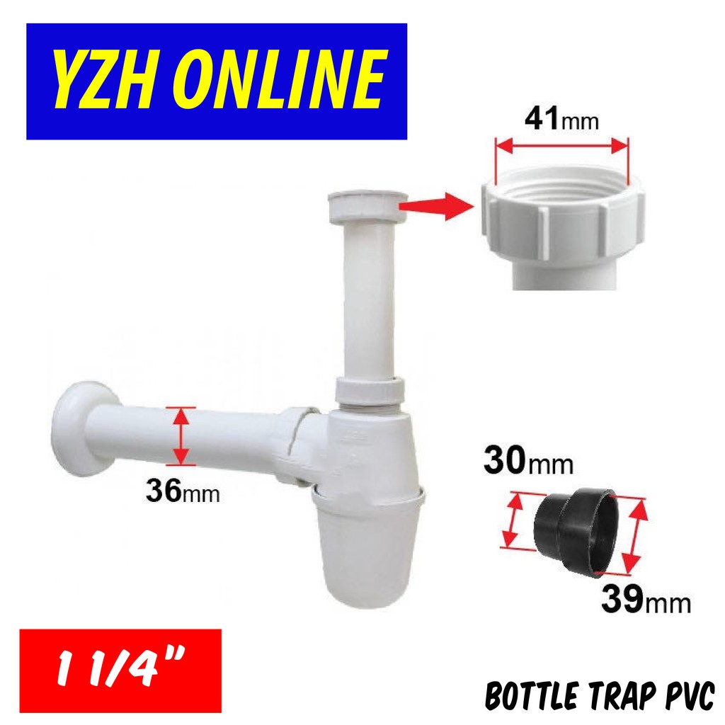 Plastic Bottle L Trap For Plumbing Faucet Basin Washroom Bathroom Kitchen Sink Tap Shopee Malaysia