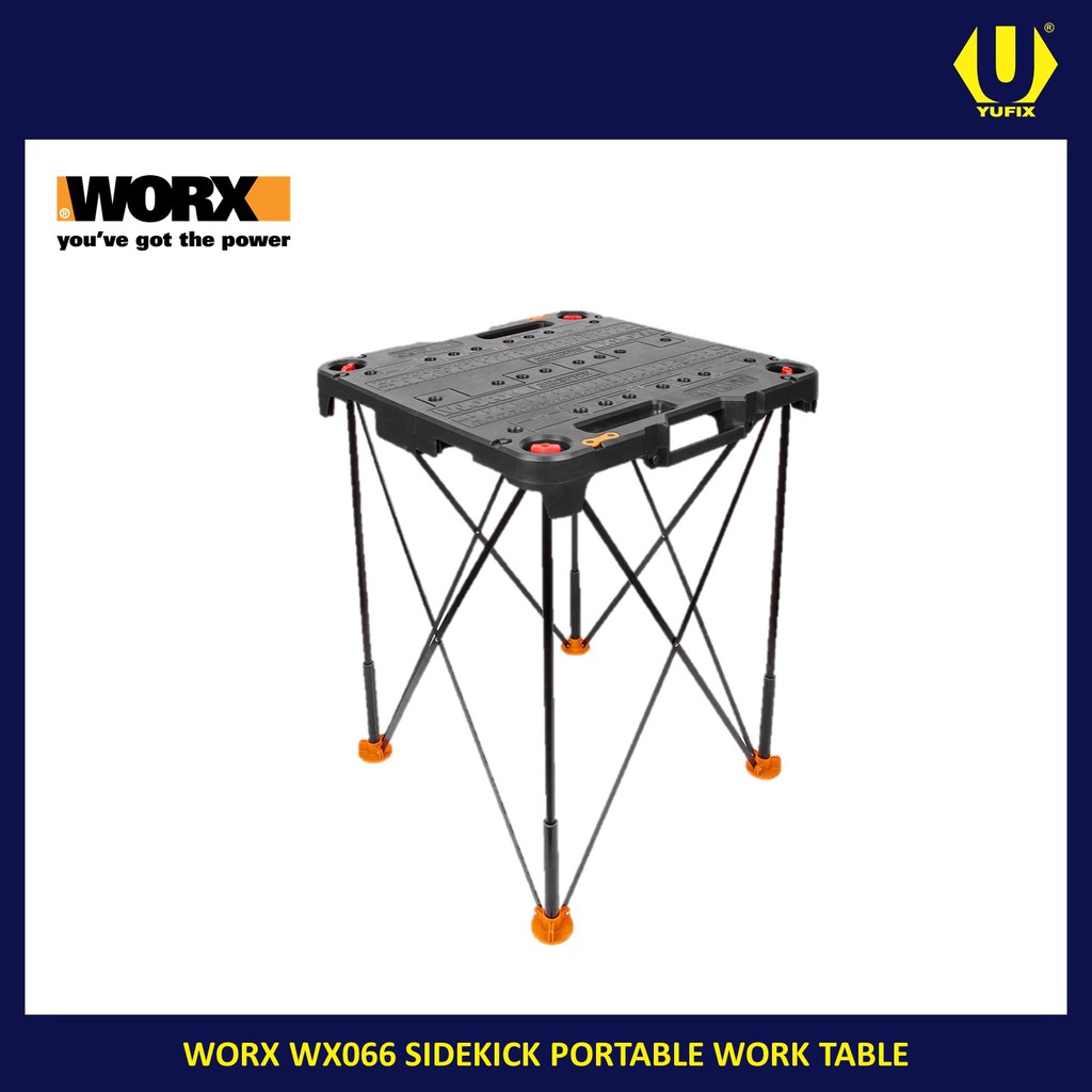 WORX WX066 Sidekick Portable Work Table / Workbench Shopee Malaysia