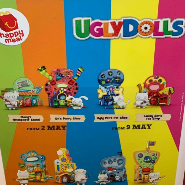 ugly dolls mcdonalds happy meal