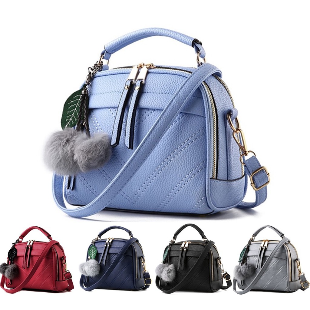 MILANDO Ladies Women Elegant Design PU Leather Handbag Crossbody Sling Bag Backpack | Shopee ...