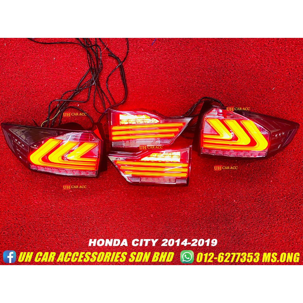 Honda City 20142019 GM6 (LEXUS V2) LED Tail Light Lamp Rear Taillight