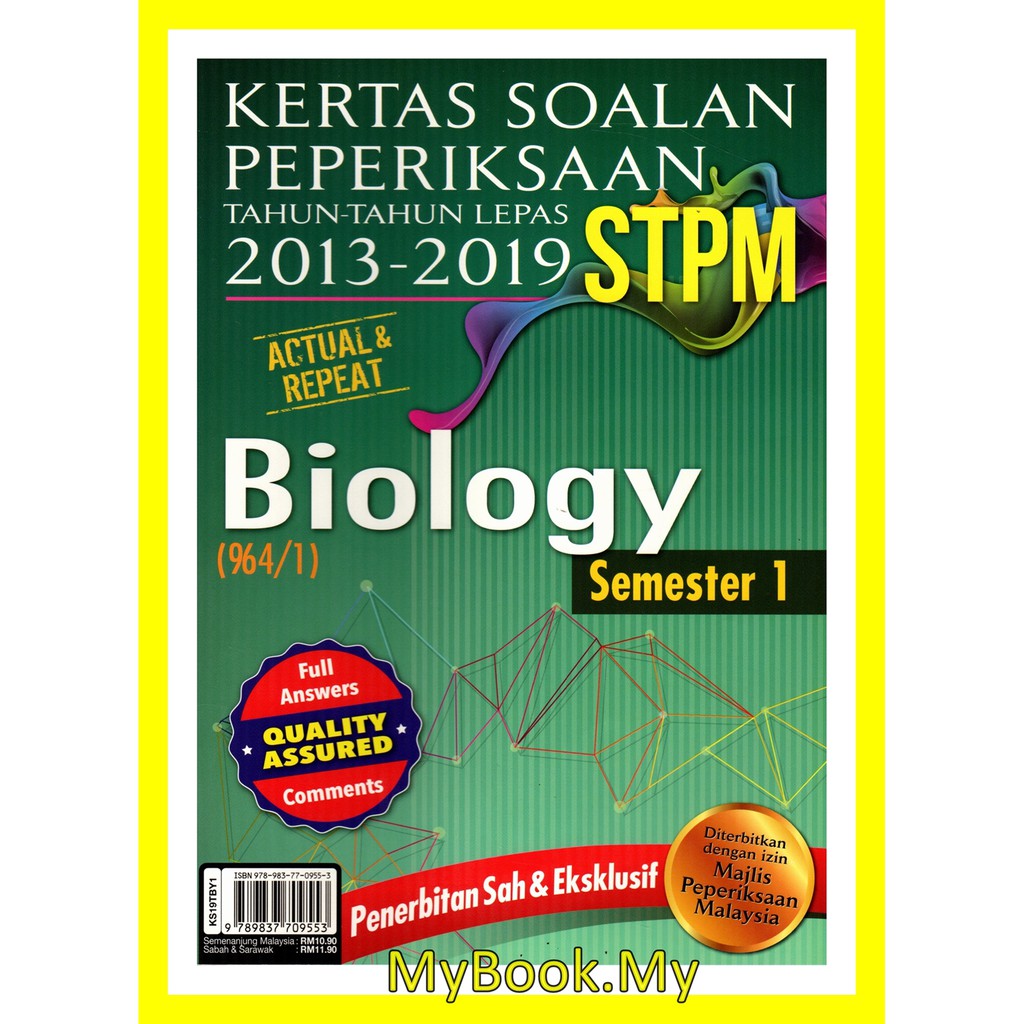 MyB Buku : Kertas Soalan Peperiksaan STPM 2013-2019 Semester 1 ...