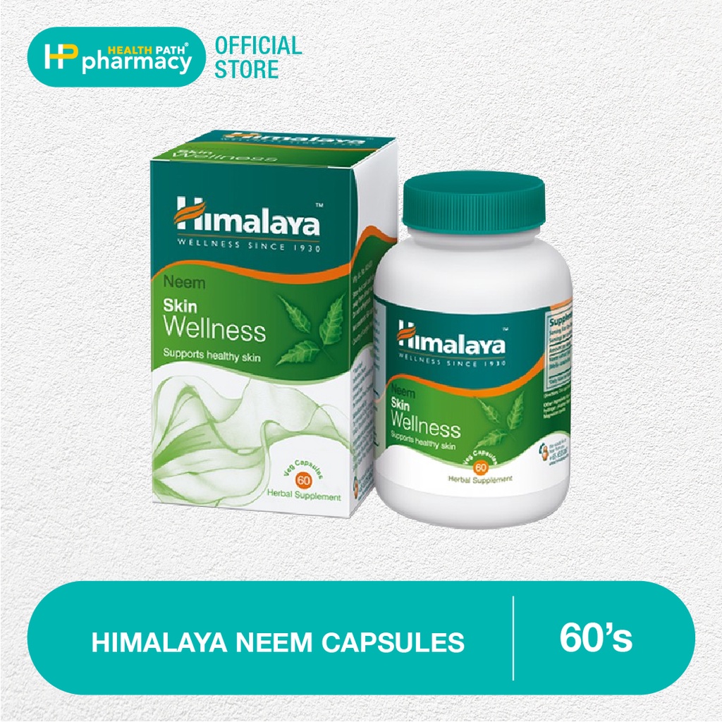 Himalaya Neem Capsules 60's / 2X60's EXP 06/2023 Shopee Malaysia
