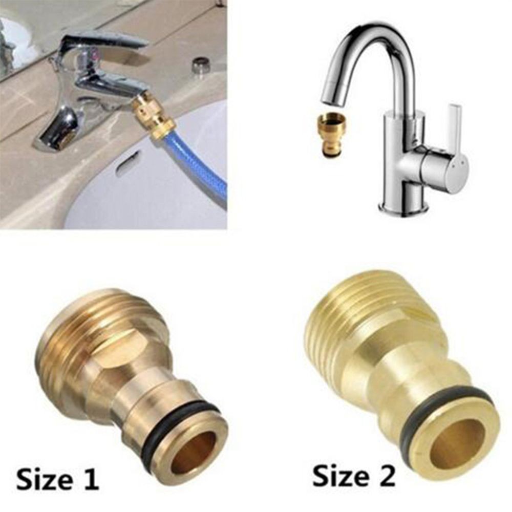Details about   1"to 1/2"3/4"Water Hose Pipe Tap Brass Fitting Elbow Reducing Adaptor Connector