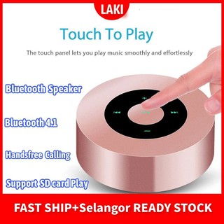 🔥🔥Ready Stock🔥🔥 Bluetooth Speaker Portable Wireless Subwoofer Bass Column Support SD Card AUX In For PC Smart Phone