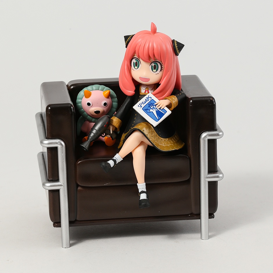 SPY X FAMILY Anya Forger Sitting on the Sofa Collectible Figure Model ...