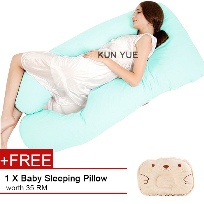 U Shaped Maternity Pregnancy Body Pillow With Baby Sleeping Pillow