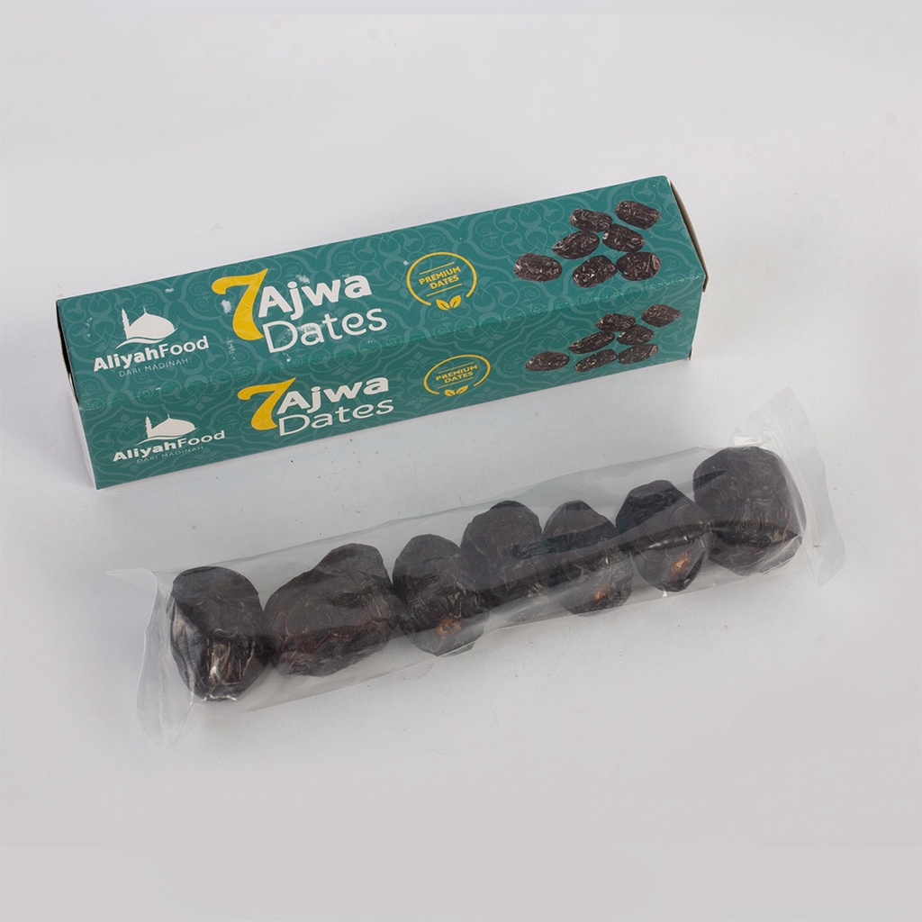 Aliyah Food 7 Ajwa Dates/Kurma [ Ramadan Gift ] EXP:07/02/2027 (Aliyah Food 7 Kurma/Kurma Ajwa [ Hadiah Ramadan ]