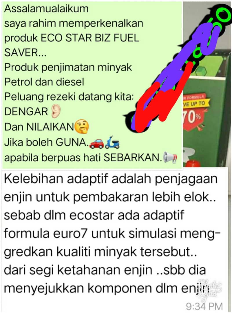 Eco Star Fuel Saver Alat Jimat Minyak Alaf Baru Untuk Petrol And Diesel Shopee Malaysia