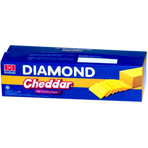 Diamond Cheddar Cheese 500g Shopee Malaysia