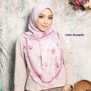 [TOP_HIJAB] BAWAL CURVE FLORA | Shopee Malaysia