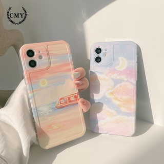Iphone case Oil painting style tpu Phone Case For iPhone 11 Pro Max X Xr Xs Max 7 8 Plus Se 2020 12 pro max 12 mini 13 pro max 13 mini