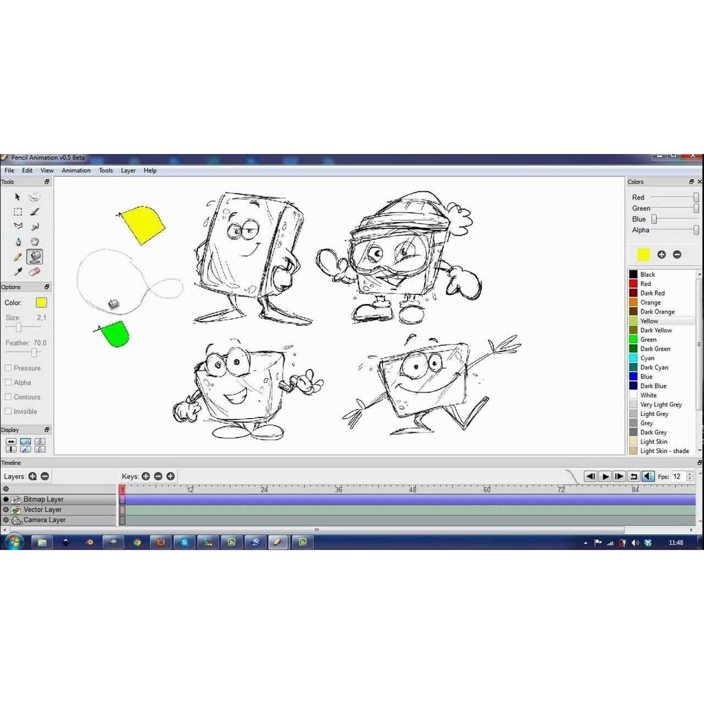 Pencil2D (2D Animation and Drawing Software) for Windows full version |  Shopee Malaysia