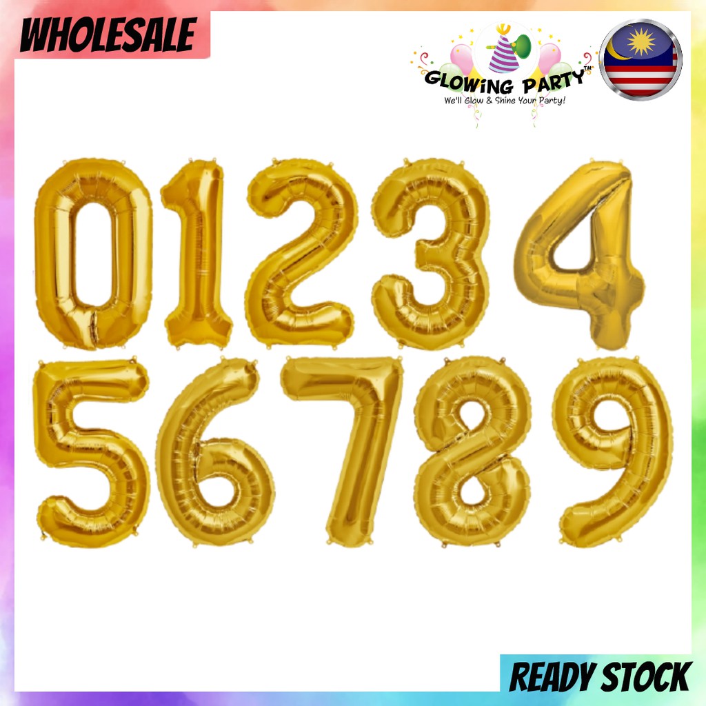 Betallic Foil 14 Numeric 0 9 Brand Anagram Original From Usa Shopee Malaysia