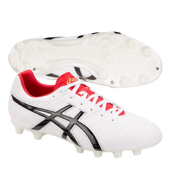 white asics football boots