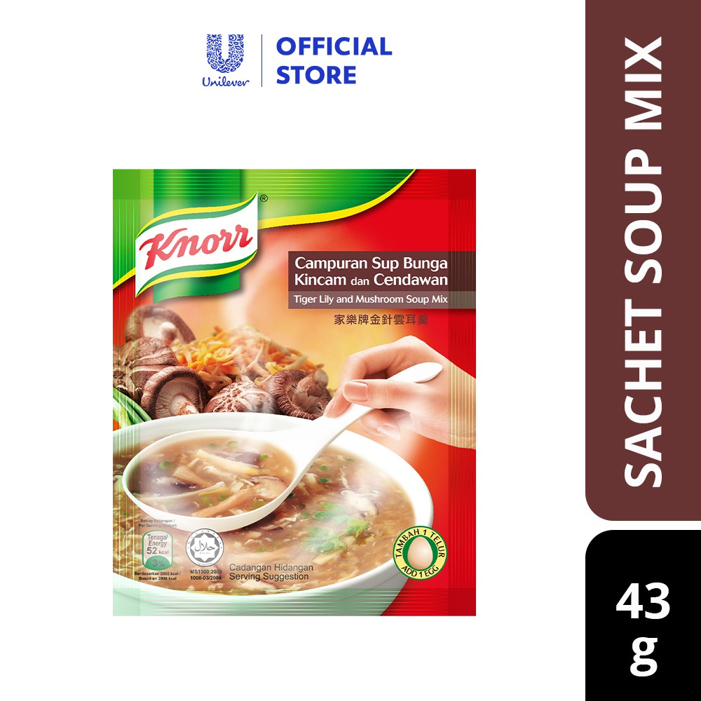 Knorr Tigerlily & Mushroom Oriental Instant Soup (43g)