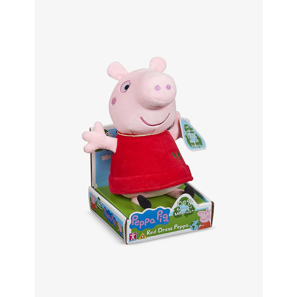 PEPPA PIG Peppa Pig recycled-fibre soft toy toddler infant gift ...