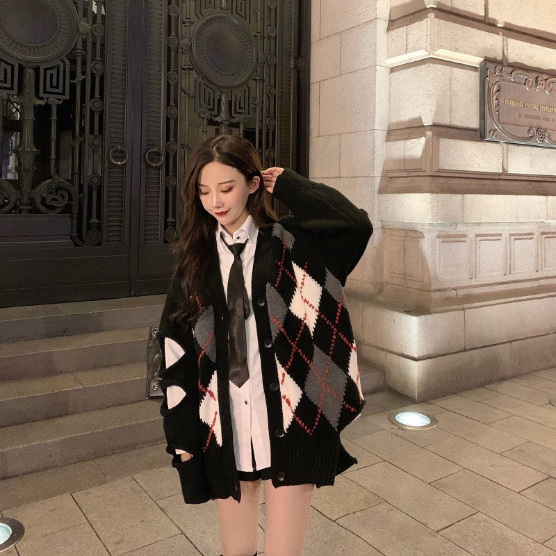 v shaped cardigan