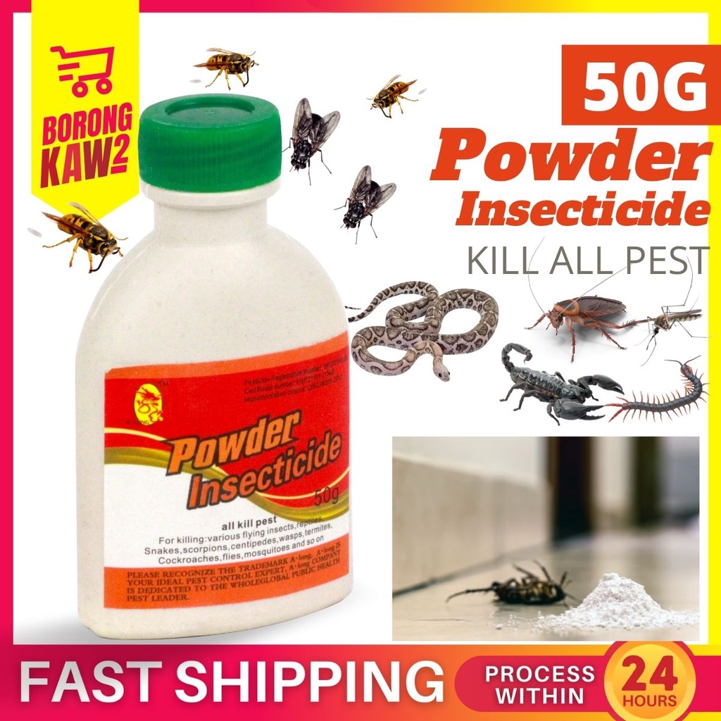50g Powder Insecticides Kill All Pests Baits Flying Scale Insecticide