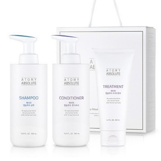 Atomy Absolute Hair Care Set Free Gift艾多美至尊洗发水韩式中草药洗护 Shopee Malaysia