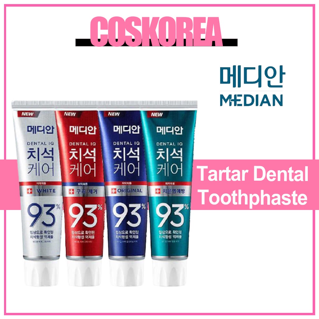 Median / Advanced Dental IQ Toothpaste 93 Original/Breath Care/White