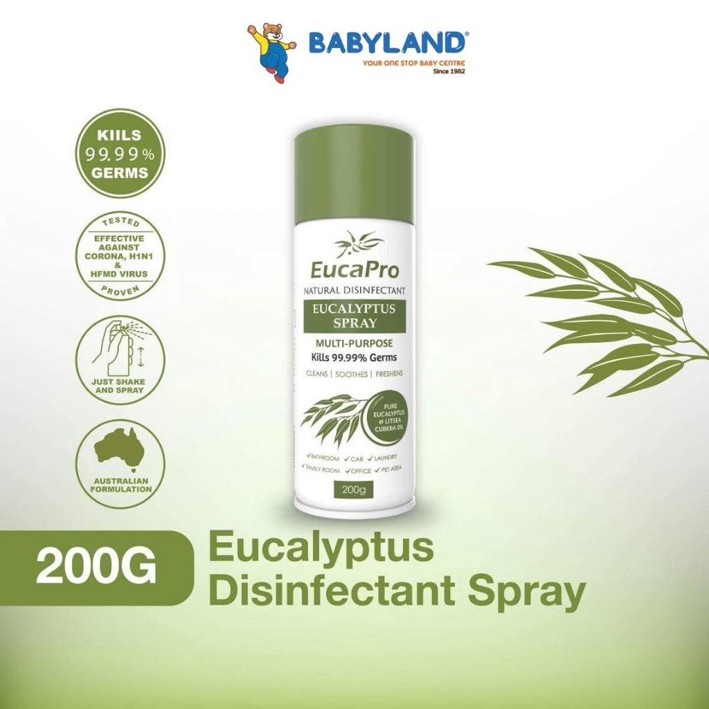 EucaPro Natural Disinfectant Eucalyptus Spray 200g | Shopee Malaysia