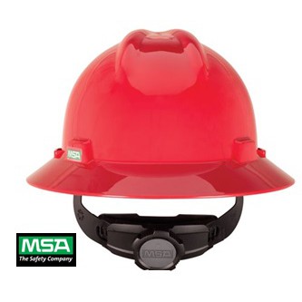 Download MSA V-Gard Helmet Full Brim Hard Hat Head Protection, with ...