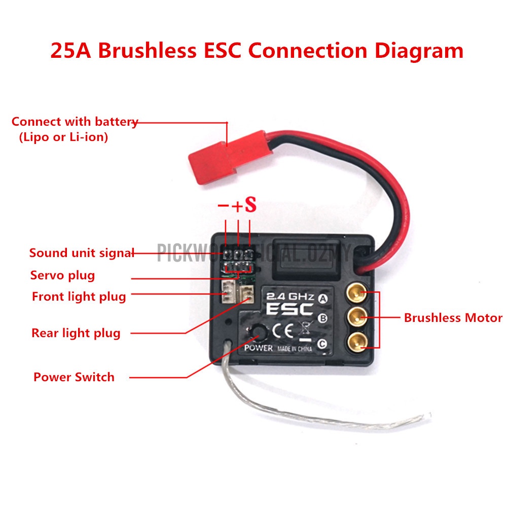SG RC Car Parts 1603 1604 UDIRC 1601 