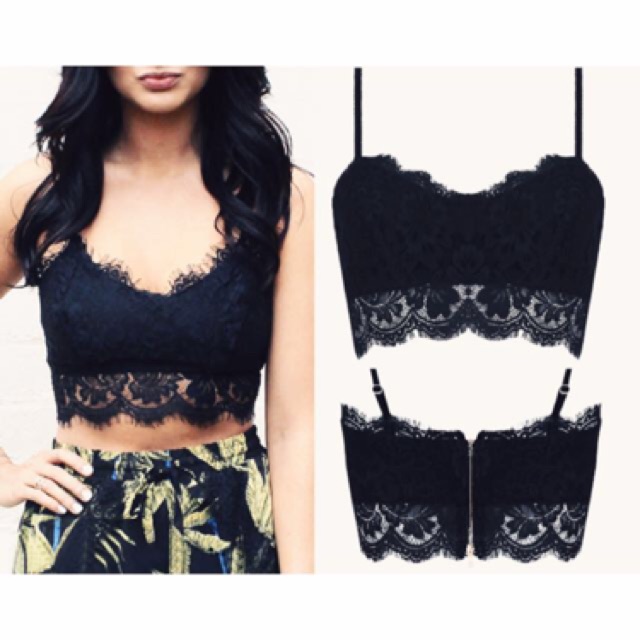 topshop lace bralette