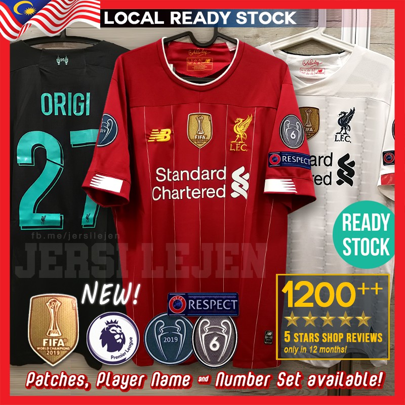 liverpool champions league kit 2019