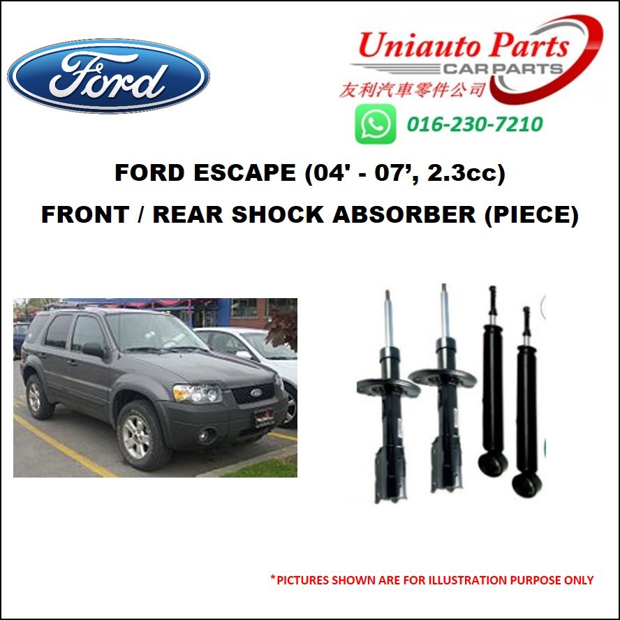 Ford Escape 01 07 2 3cc Front Rear Shock Absorber Piece Shopee Malaysia