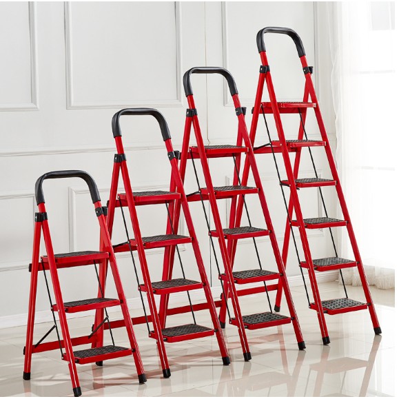 Tangga Rumah 3-6 Steps Tier Folding Ladder Heavy Duty Industrial 