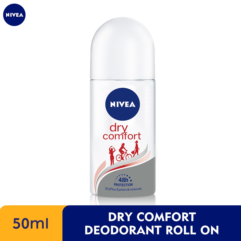 NIVEA Female Deodorant Roll On - Dry Comfort 50ml