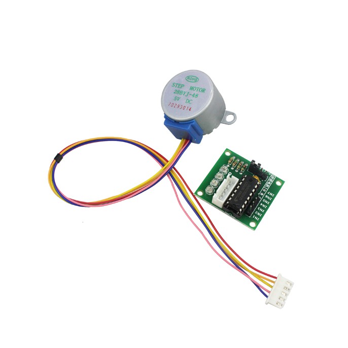 Smart electronics 28byj-48 5v 4 phase dc gear stepper motor + uln2003 ...