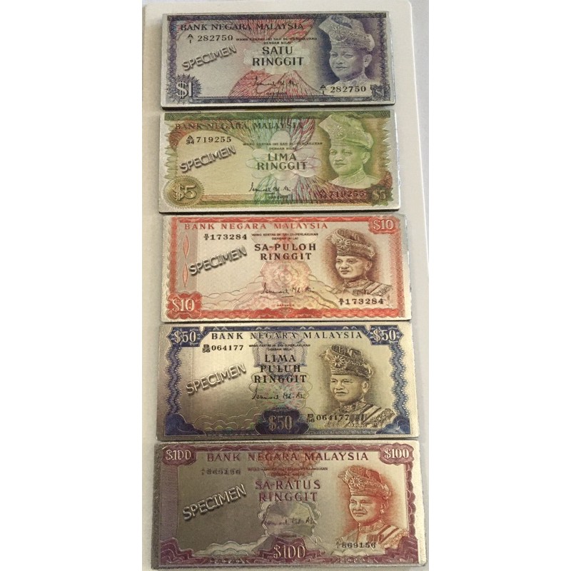 Clearance 5 In 1 Ringgit Malaysia Oldest Note Duit Lama Magnet