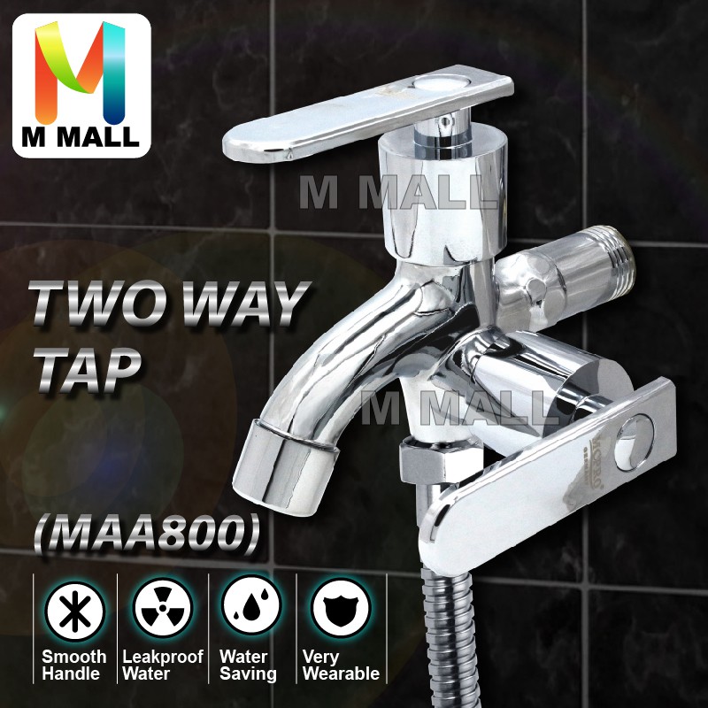 Mcpro Bathroom Laundry Faucet Two Way Tap Maa800 Shopee Malaysia