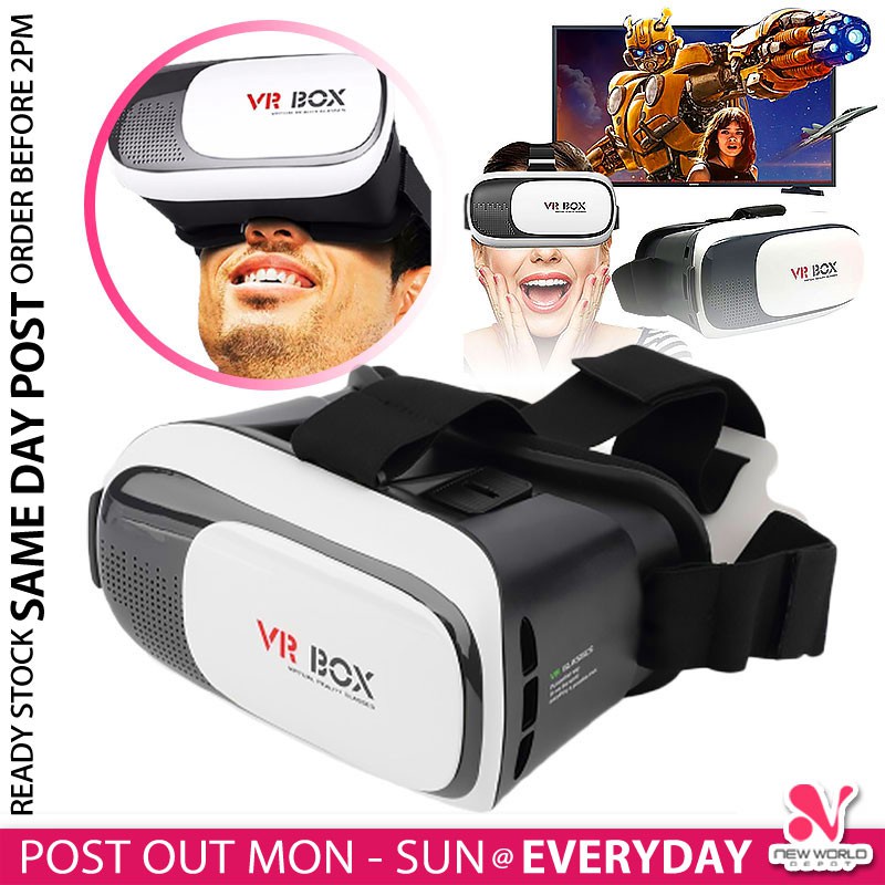 《 ???? ??? 》 Virtual Reality 3D Movie Gaming Glasses AR VR Box Cardboard Anti Dust 360 Realiti Maya 虚拟现实眼镜