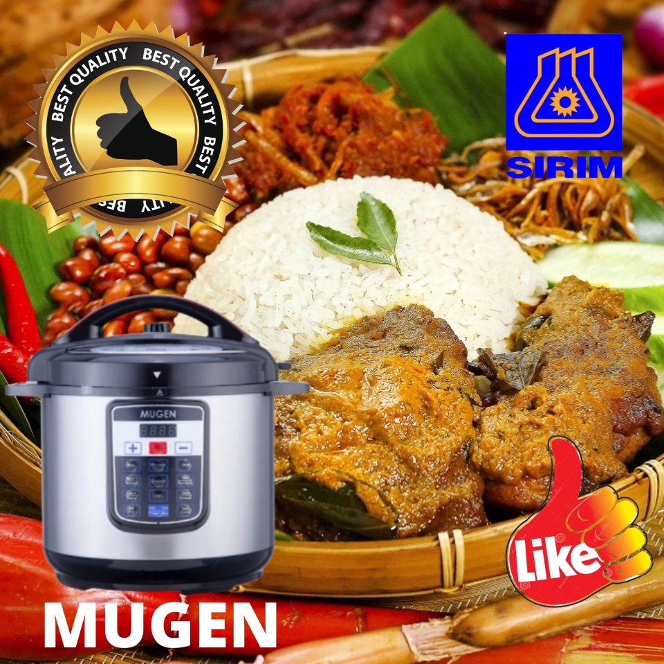 MUGEN 6L Multifunction Pressure Cooker, voucher, Non Stick Pot, Stainless Steel Pot / SINCERO Healthy Smart Cooker