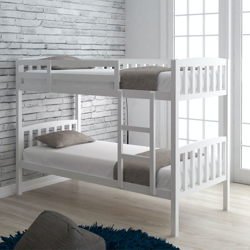 Fd168 Nelson Solid Wood Double Decker, How To Separate Ikea Bunk Beds