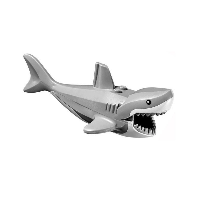 lego white shark