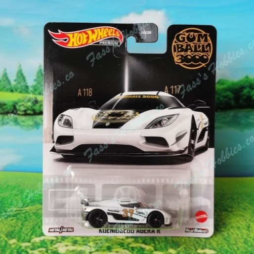 P-A HOT WHEELS™ PREMIUM RETRO ENTERTAINMENT KOENIGSEGG AGERA R GUMBALL 3000  EUDM RUBBER TYRE | Shopee Malaysia