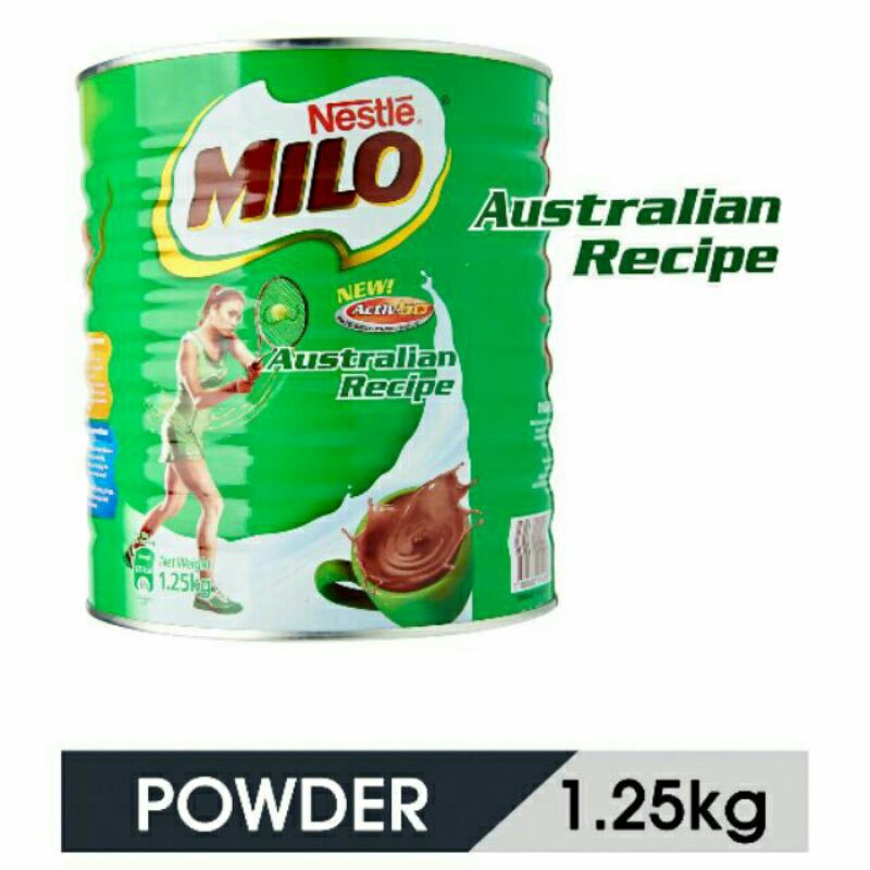 MILO Australian Recipe Powder Tin 1.25kg Shopee Malaysia