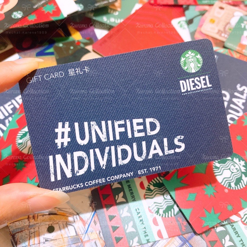 [ReadyStock]Starbucks China Diesel Series Card 中国星巴克系列空卡