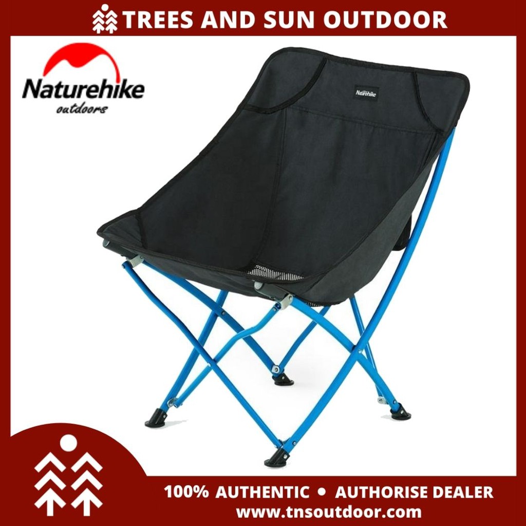 Naturehike YL04 Folding Moon Chair Outdoor Camping Portable Fishing Chair NH18X004Y Shopee