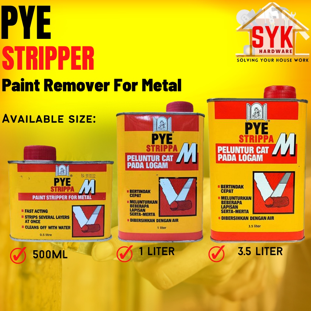 SYK PYE STRIPPER Paint Remover Paint Stripper for Metal Surfaces