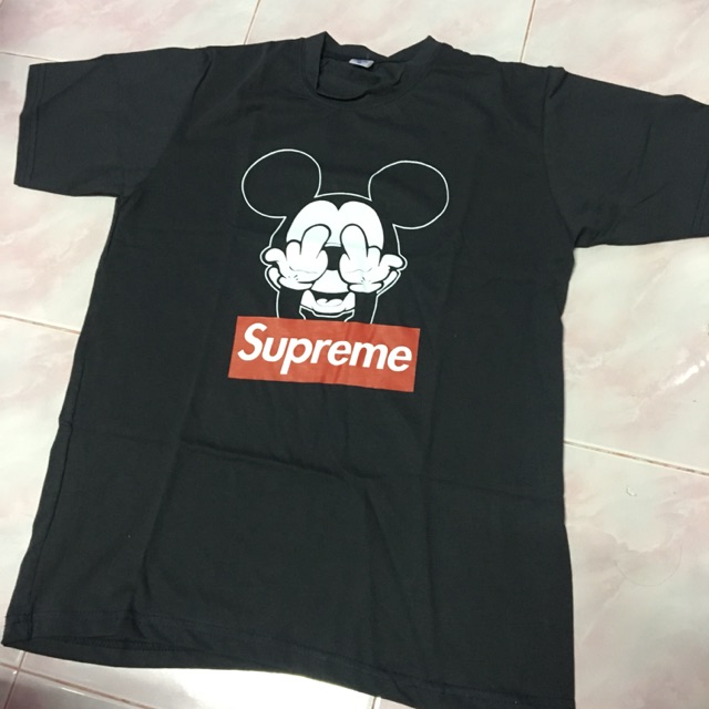 supreme mickey mouse tee