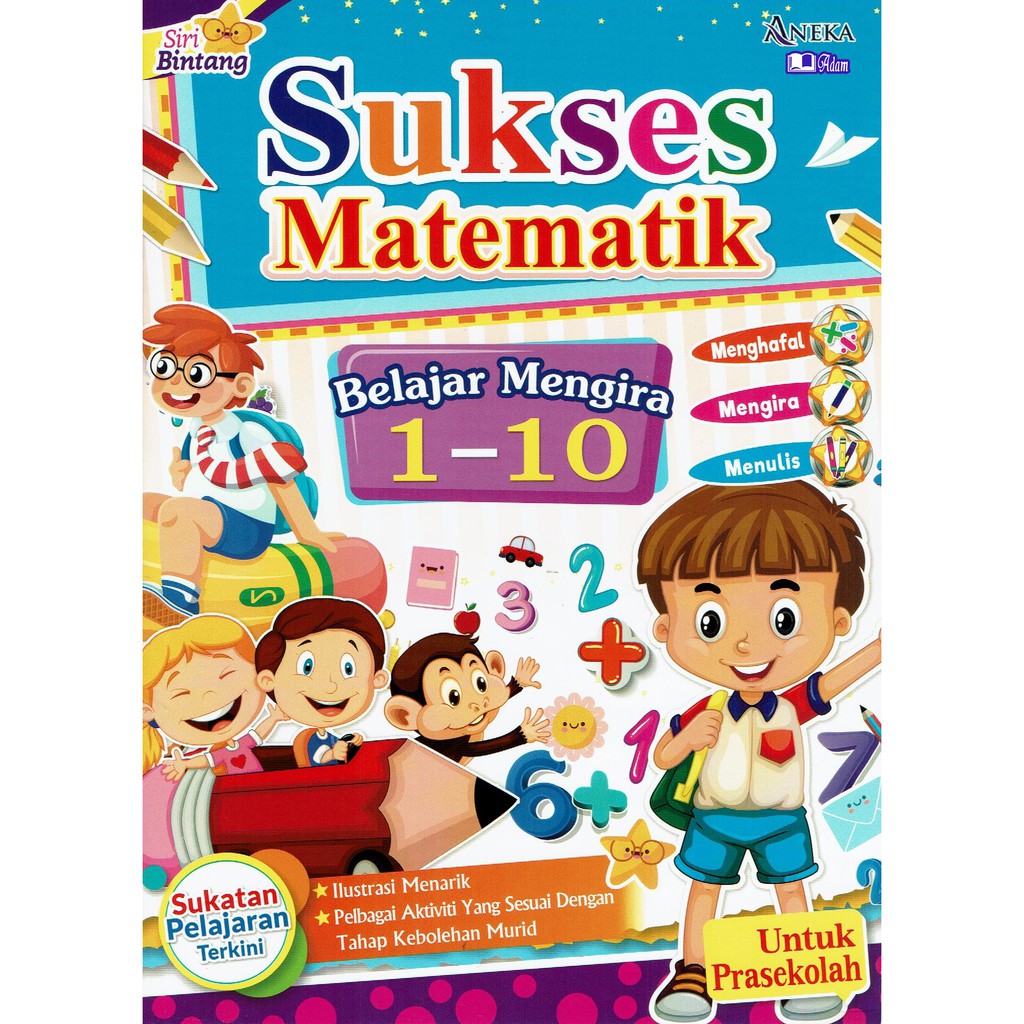 Adm Aneka Buku Aktiviti Siri Bintang Buku Prasekolah Aktiviti Matematik Shopee Malaysia